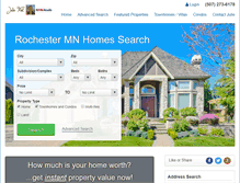 Tablet Screenshot of livinginrochester.com